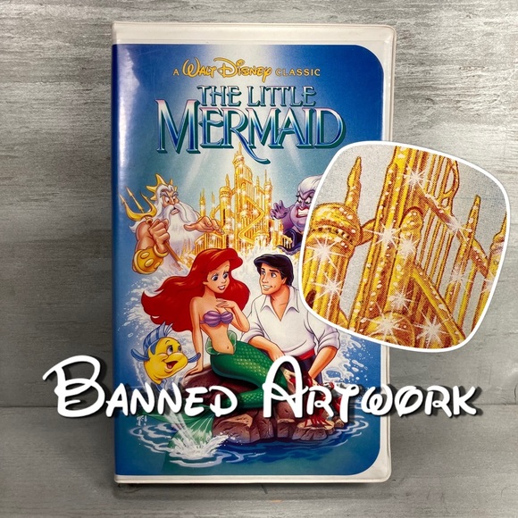 Disney Other The Little Mermaid Banned Artwork Cover Black Diamond M 62b32516c3c2d08f19fbe68c